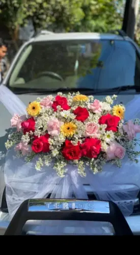 Bunga Hias Mobil Pernikahan di Palangka Raya